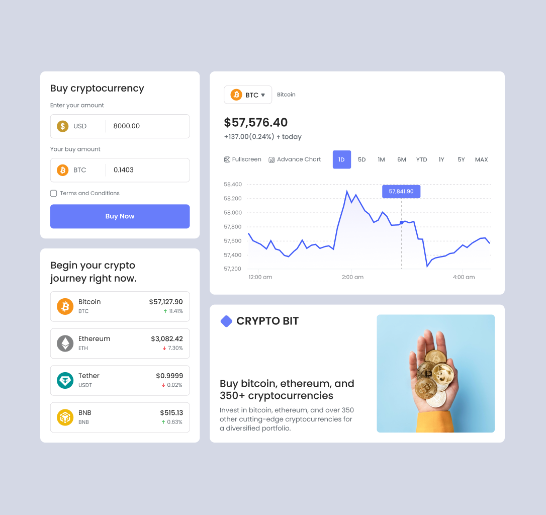 crypto ui elements